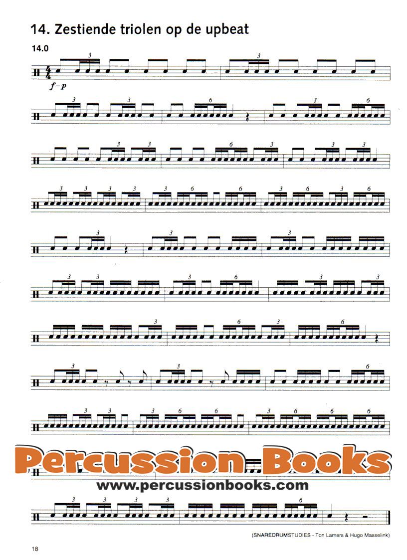 Snare Drum Studies B Sample 2